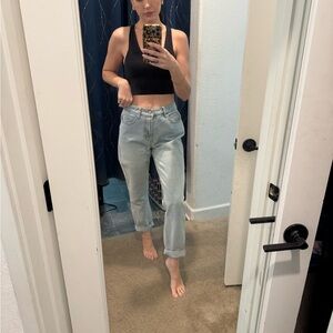 Blue Asphalt Light Blue Boyfriend Jeans